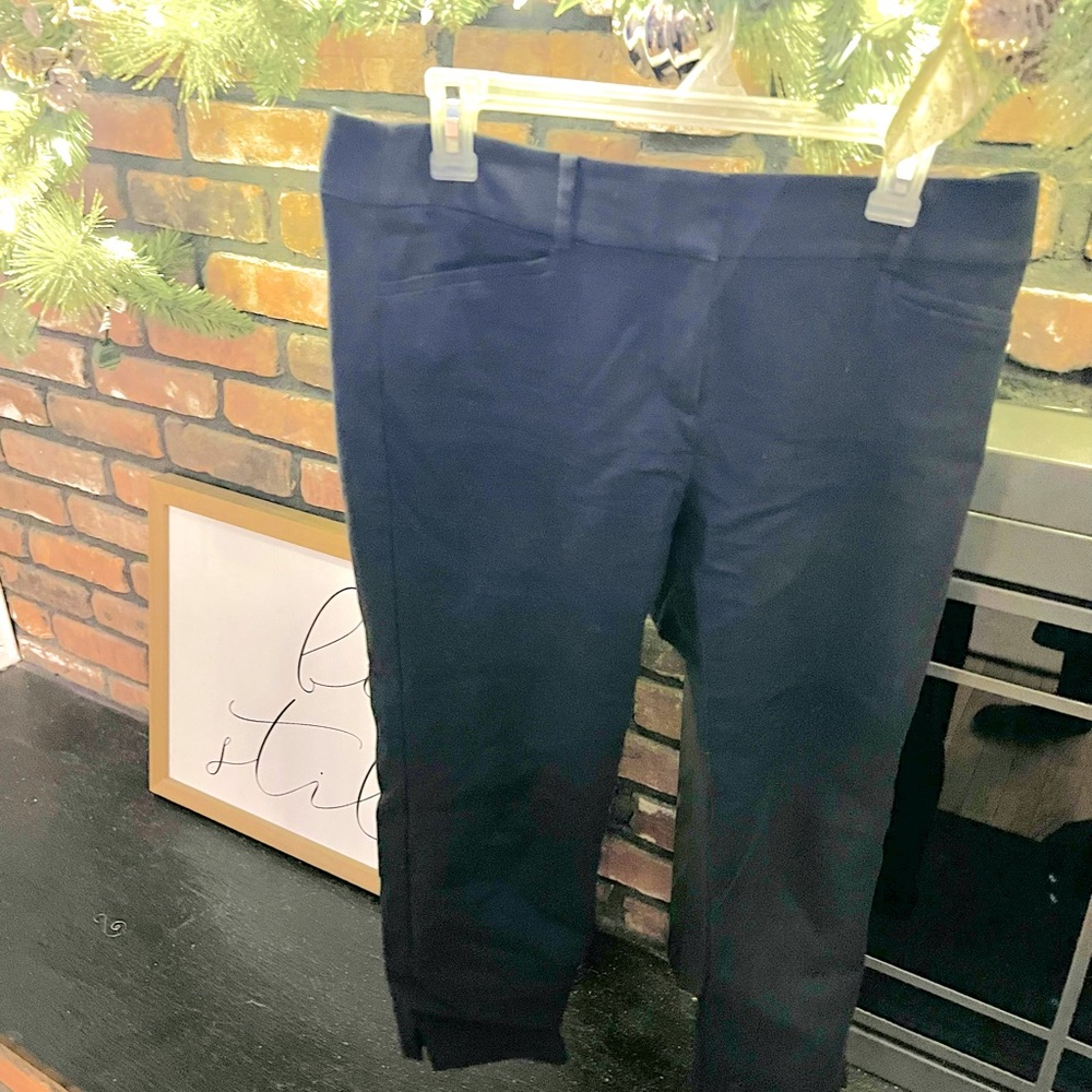LOFT Black Crop Pants